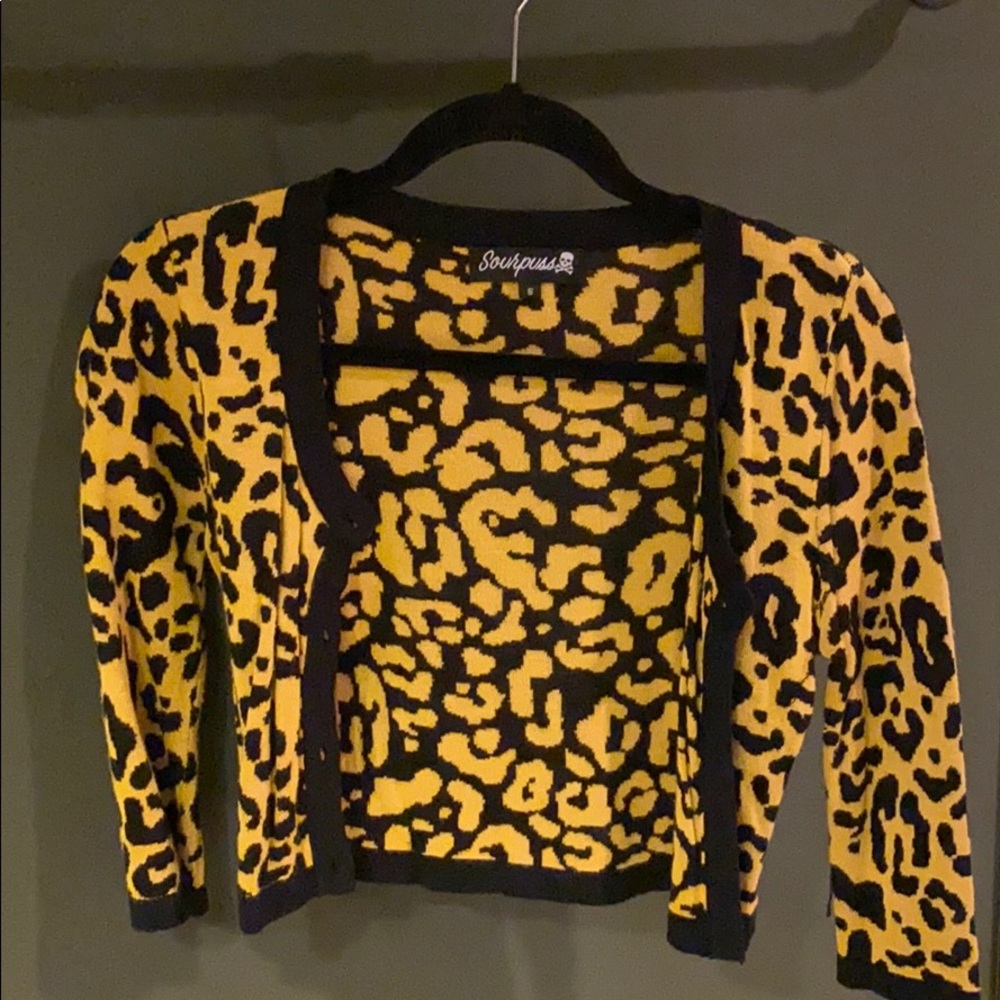 Leopard cardigan